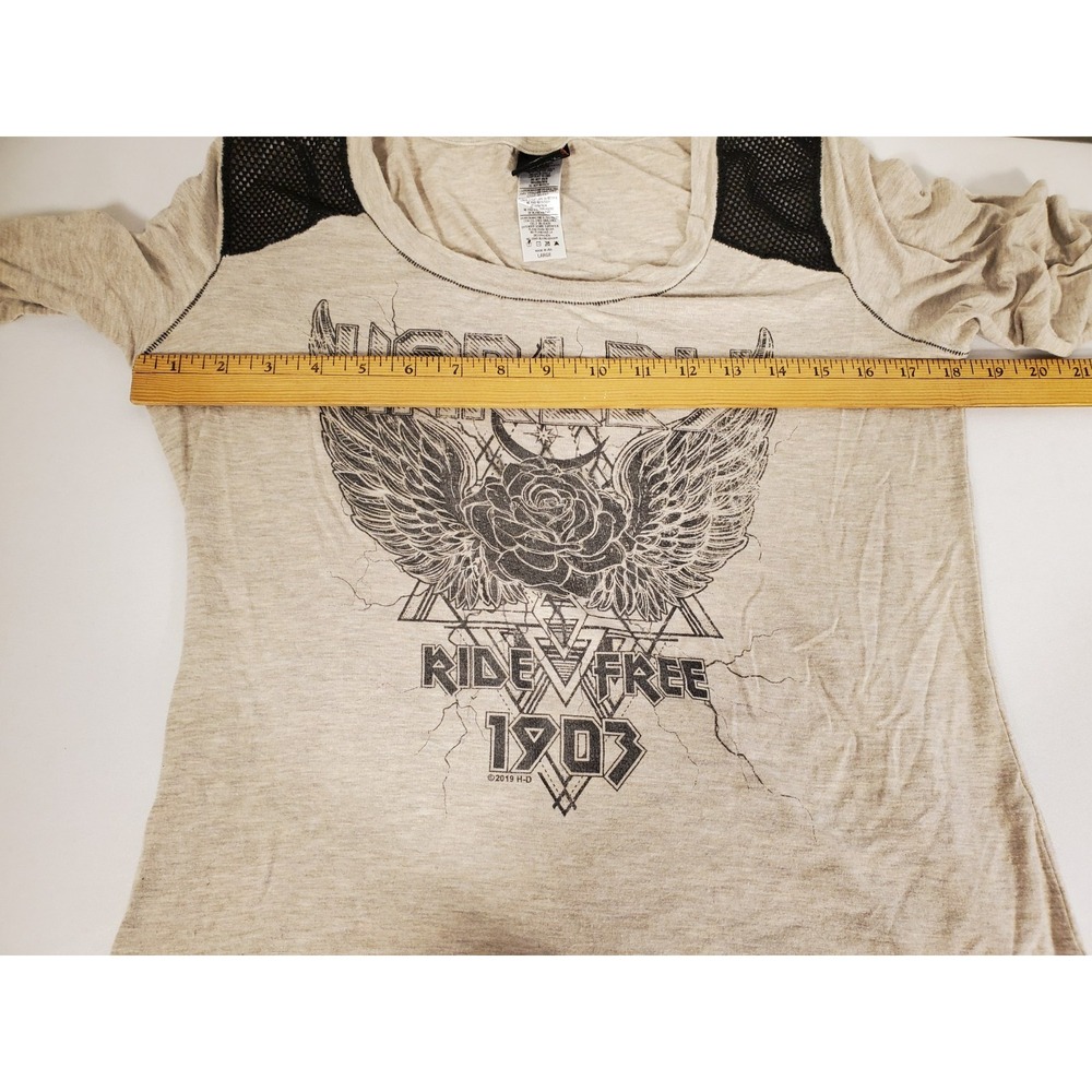 Women's Beige Graphic Top - Picture 5 of 7